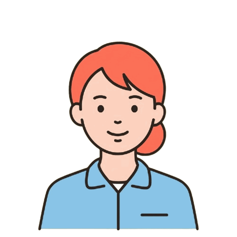 歯科スタッフ（女性）のイラスト素材