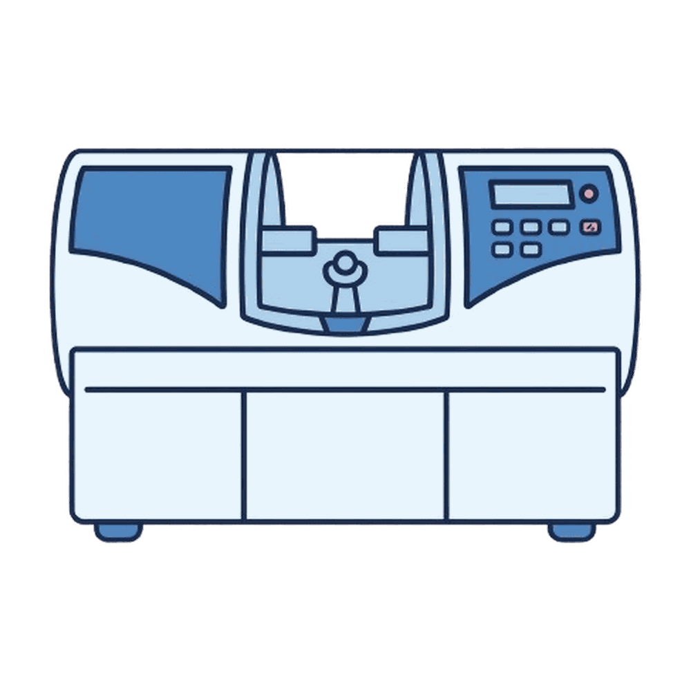 歯科技工用機器(院内技工)のイラスト素材