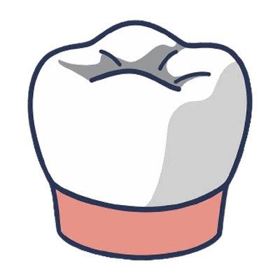 詰め物・被せ物のイラスト素材