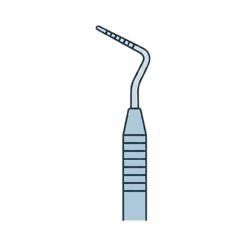 歯周プローブのイラスト素材