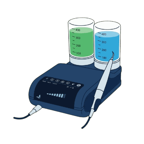 超音波スケーラー（機器）のイラスト素材
