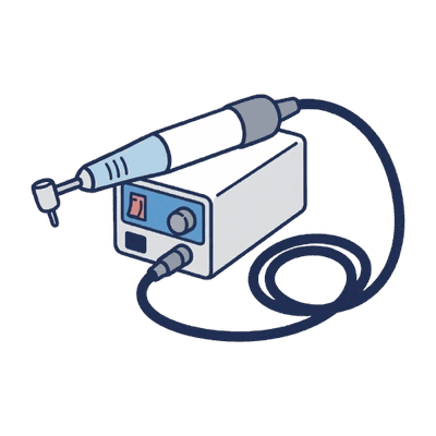 歯科用マイクロモーターのイラスト素材